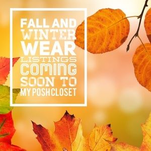 Fall and Winter Wardrobe pieces coming